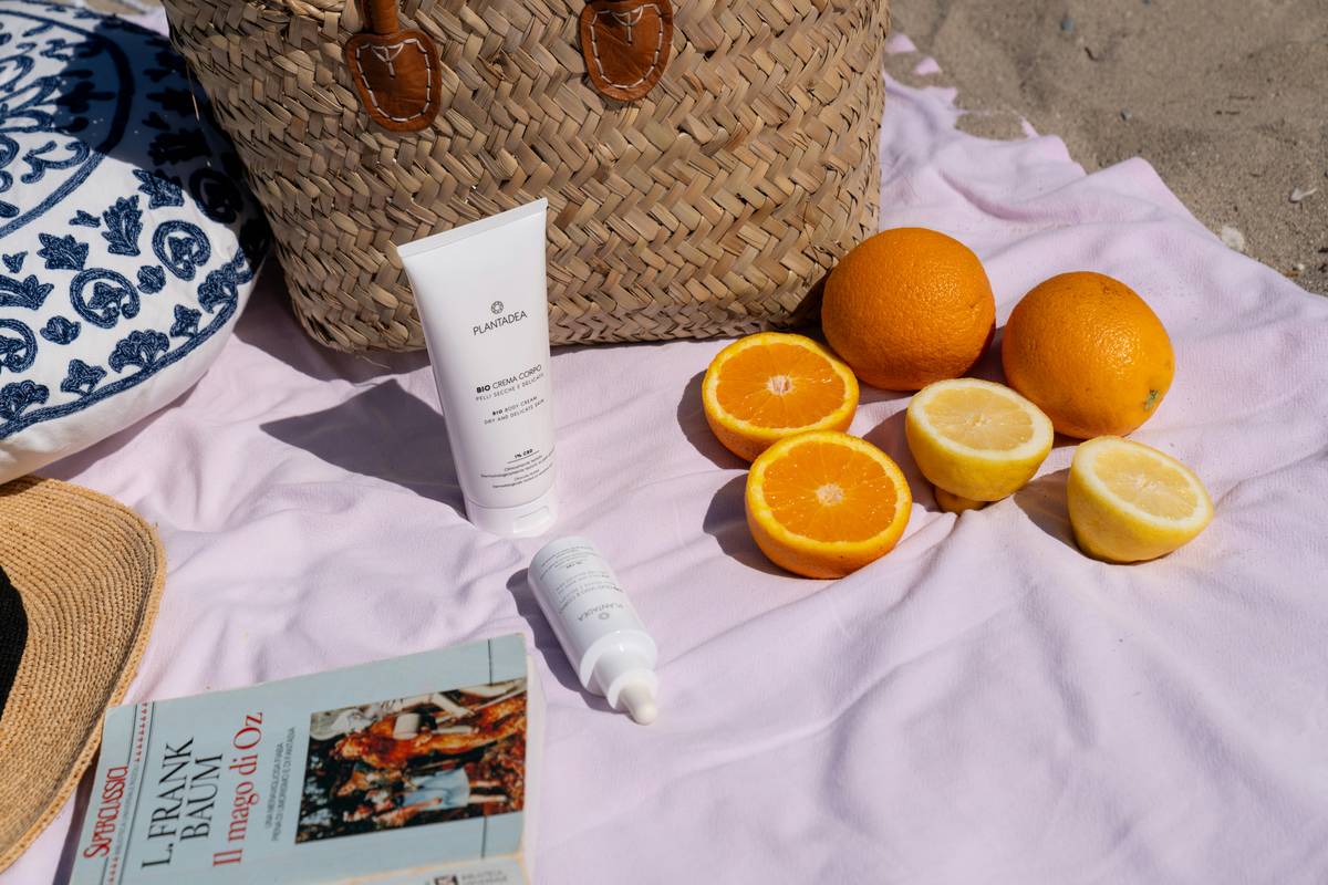 Side-by-side comparison of sunscreen for face and body textures and absorption